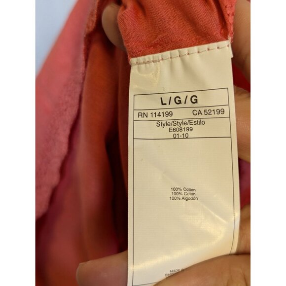 Roxy Coral Lace-Trimmed Sleeveless Dress Cotton Spaghetti Strap Y2K - Picture 8 of 8